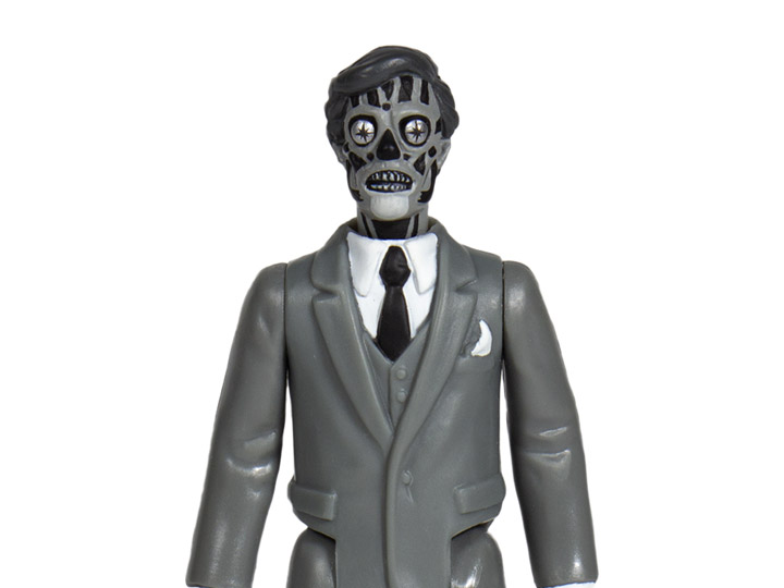 They Live ReAction Male Ghoul (Black & White) Figure Gallery Image 1