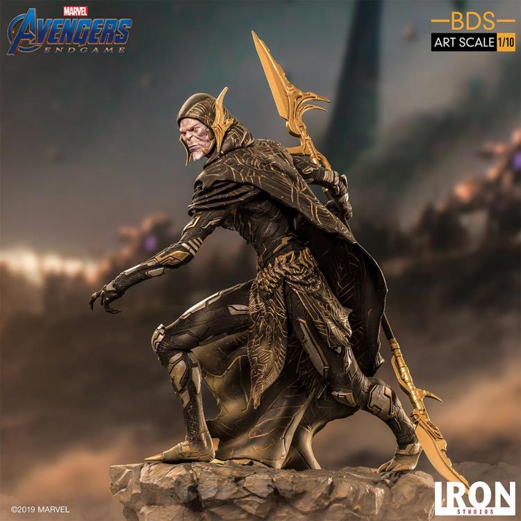 Avengers: Endgame Battle Diorama Series Corvus Glaive 1/10 Art Scale Limited Edition Statue Gallery Image 16