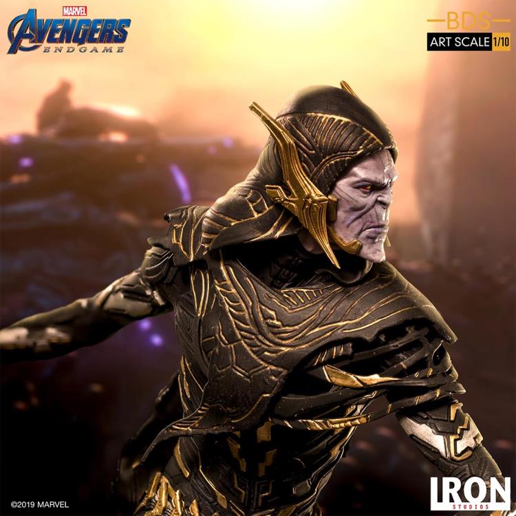 Avengers: Endgame Battle Diorama Series Corvus Glaive 1/10 Art Scale Limited Edition Statue Gallery Image 14