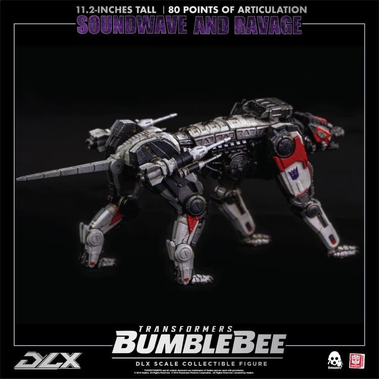 Transformers DLX Soundwave and Ravage from the Bumblebee Movie