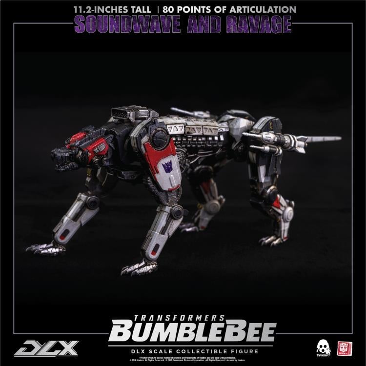 Transformers DLX Soundwave and Ravage from the Bumblebee Movie