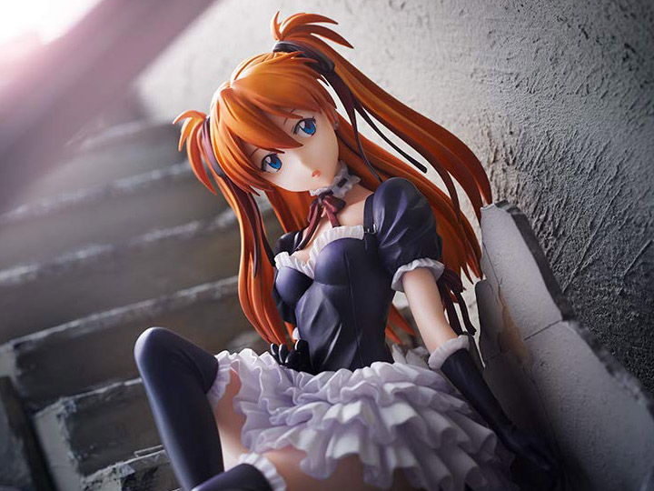 Neon Genesis Evangelion Asuka Langley Soryu (Gothic Lolita Ver.) :RE 1/7 Scale Figure Gallery Image 1
