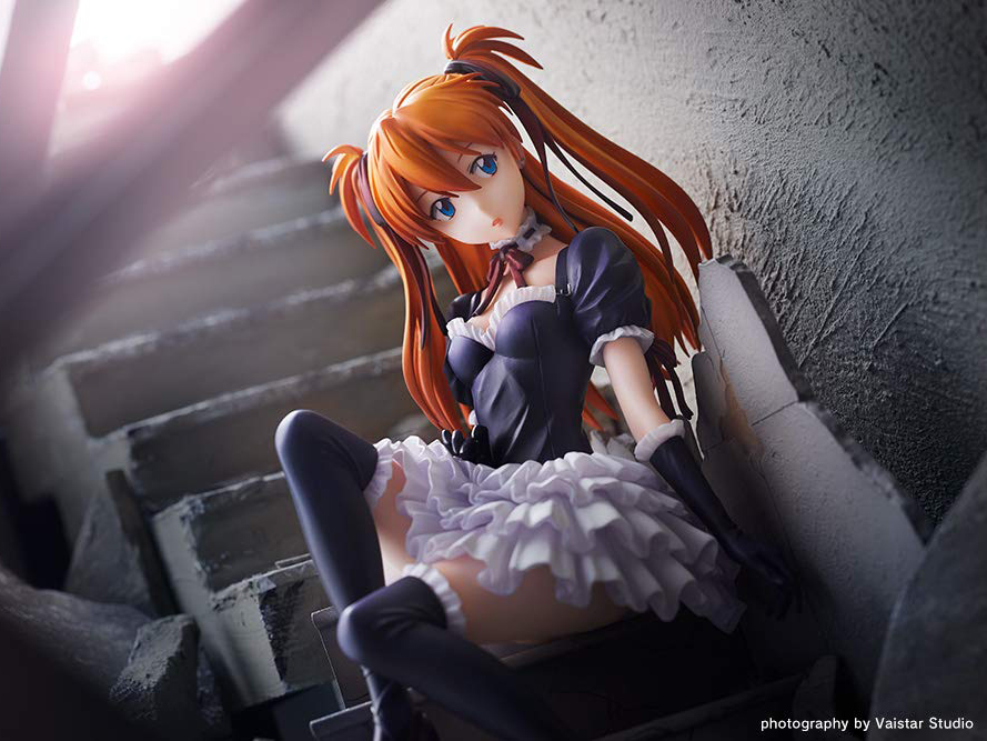 Neon Genesis Evangelion Asuka Langley Soryu (Gothic Lolita Ver.) :RE 1/7 Scale Figure Gallery Image 11