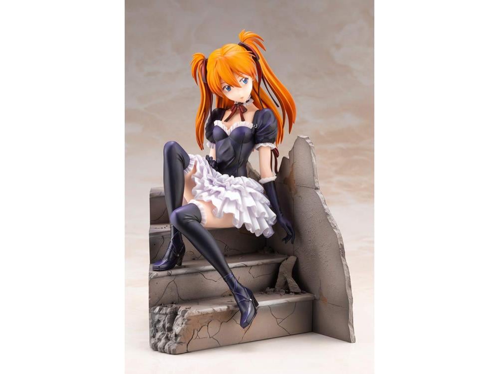 Neon Genesis Evangelion Asuka Langley Soryu (Gothic Lolita Ver.) :RE 1/7 Scale Figure Gallery Image 3
