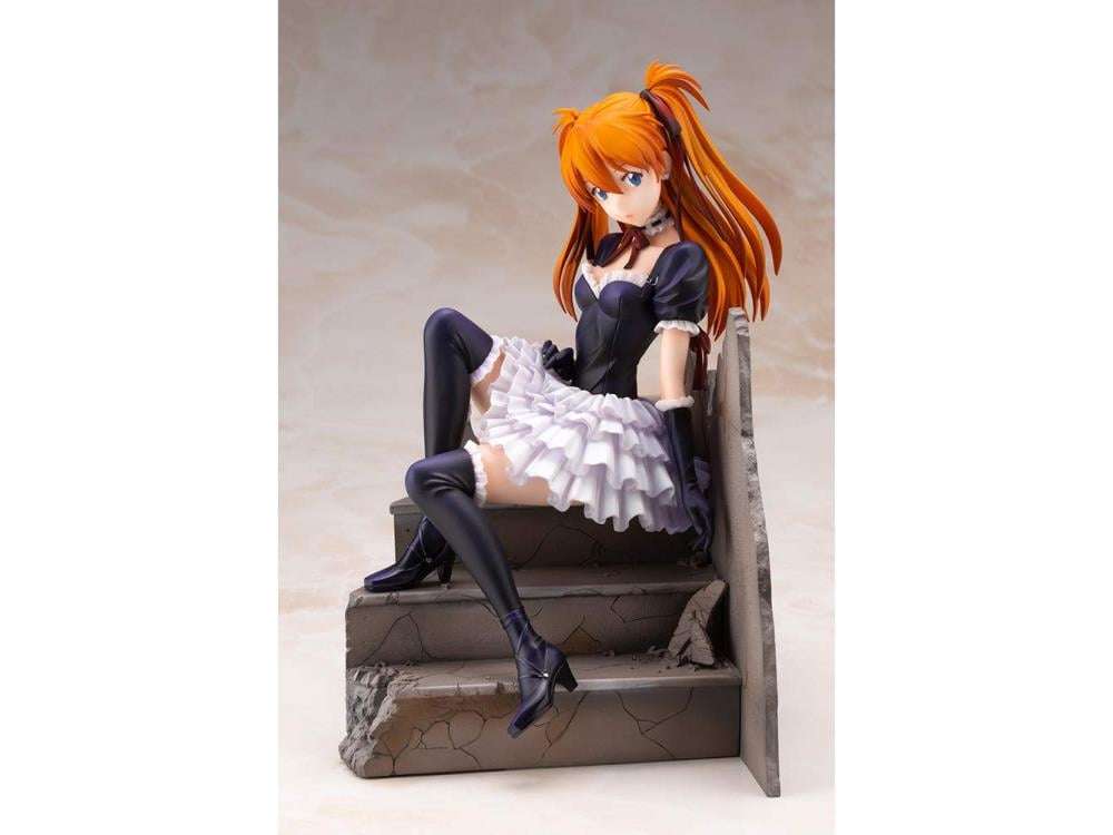 Neon Genesis Evangelion Asuka Langley Soryu (Gothic Lolita Ver.) :RE 1/7 Scale Figure Gallery Image 4