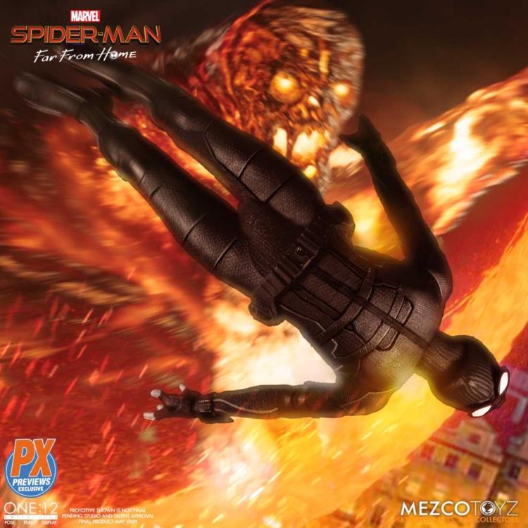 Spider-Man: Far From Home One:12 Collective Spider-Man (Stealth Suit) PX Previews Exclusive Gallery Image 7