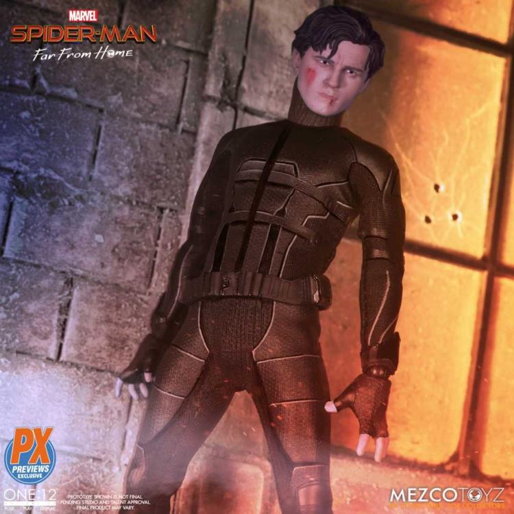 Spider-Man: Far From Home One:12 Collective Spider-Man (Stealth Suit) PX Previews Exclusive Gallery Image 10