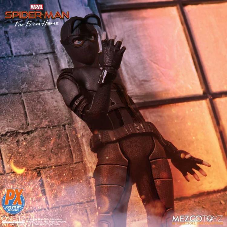 Spider-Man: Far From Home One:12 Collective Spider-Man (Stealth Suit) PX Previews Exclusive Gallery Image 11