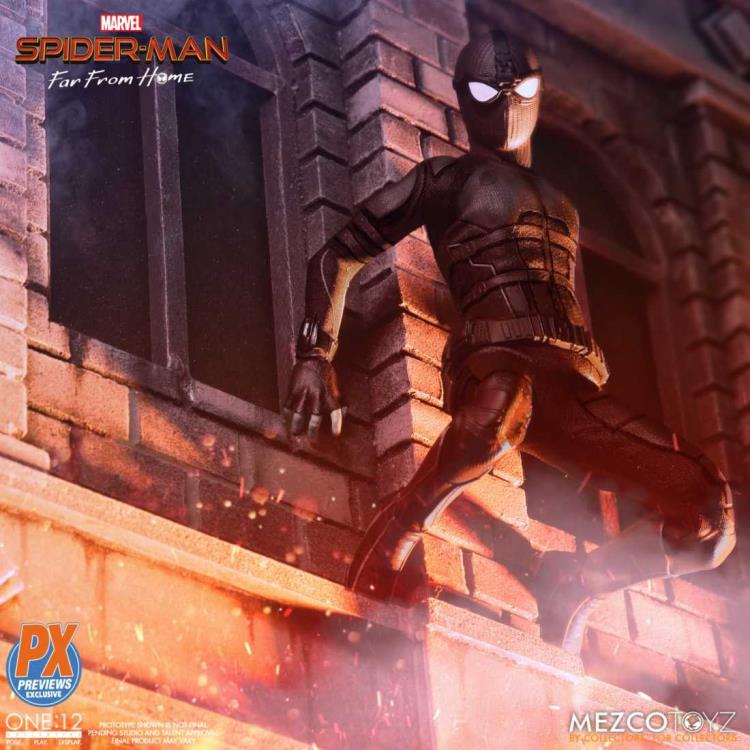 Spider-Man: Far From Home One:12 Collective Spider-Man (Stealth Suit) PX Previews Exclusive Gallery Image 5