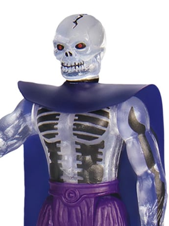Masters of the Universe ReAction Scare Glow (Clear) Limited Edition Figure