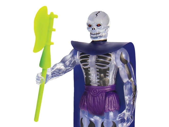 Masters of the Universe ReAction Scare Glow (Clear) Limited Edition Figure Gallery Image 1