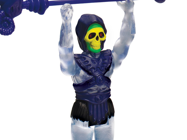 Masters of the Universe ReAction Skeletor (Clear Blue) Limited Edition Figure Gallery Image 1