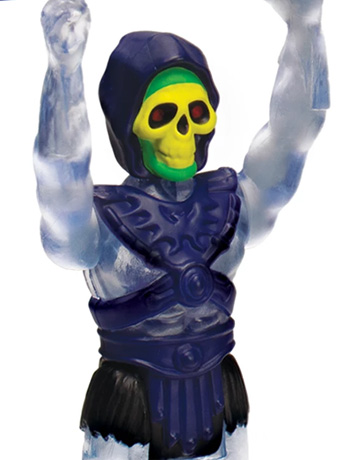 Masters of the Universe ReAction Skeletor (Clear Blue) Limited Edition Figure Gallery Image 2