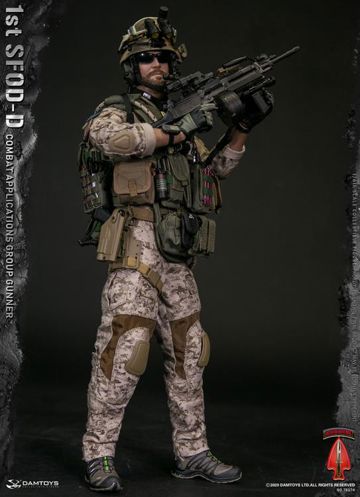 1st SFOD-D Combat Applications Group Gunner 1/6 Scale Figure