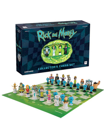Rick and Morty Collector's Chess Set Gallery Image 2