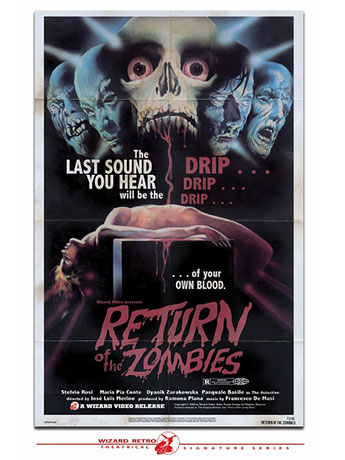 Return of the Zombies Retro Theatrical Poster Print Gallery Image 2