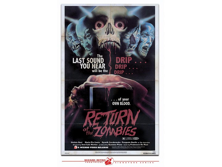 Return of the Zombies Retro Theatrical Poster Print Gallery Image 1