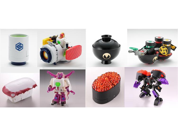 Osushi Sentai Sharida Series 02 - Set of 4 Gallery Image 1