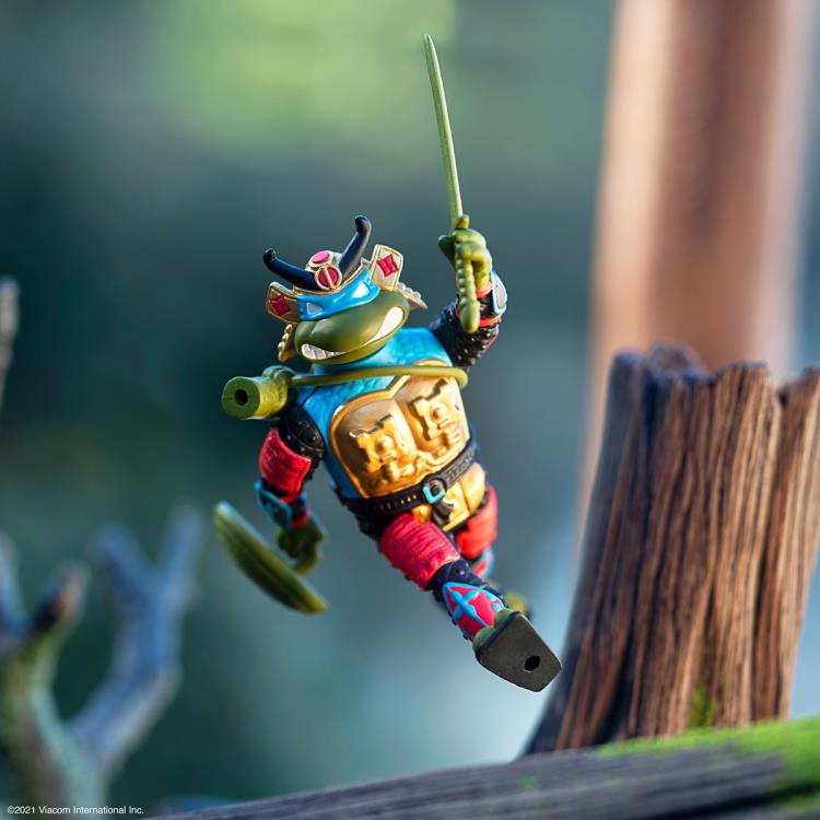 Teenage Mutant Ninja Turtles ReAction Sewer Samurai Leonardo Figure Gallery Image 5