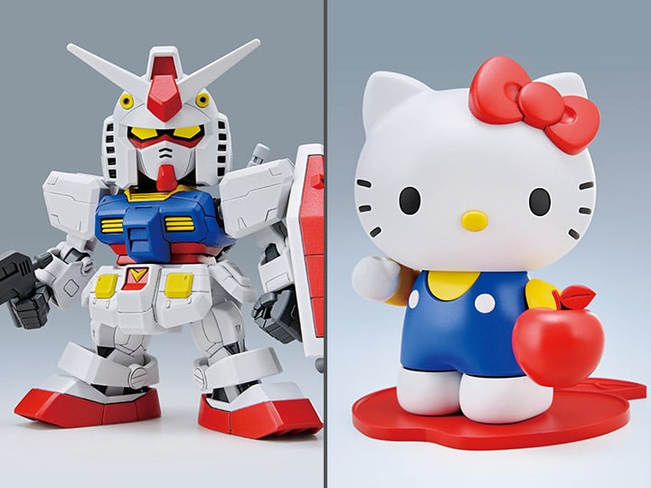 Gundam vs Hello Kitty SD EX-Standard 016 RX-78-2 Gundam & Hello