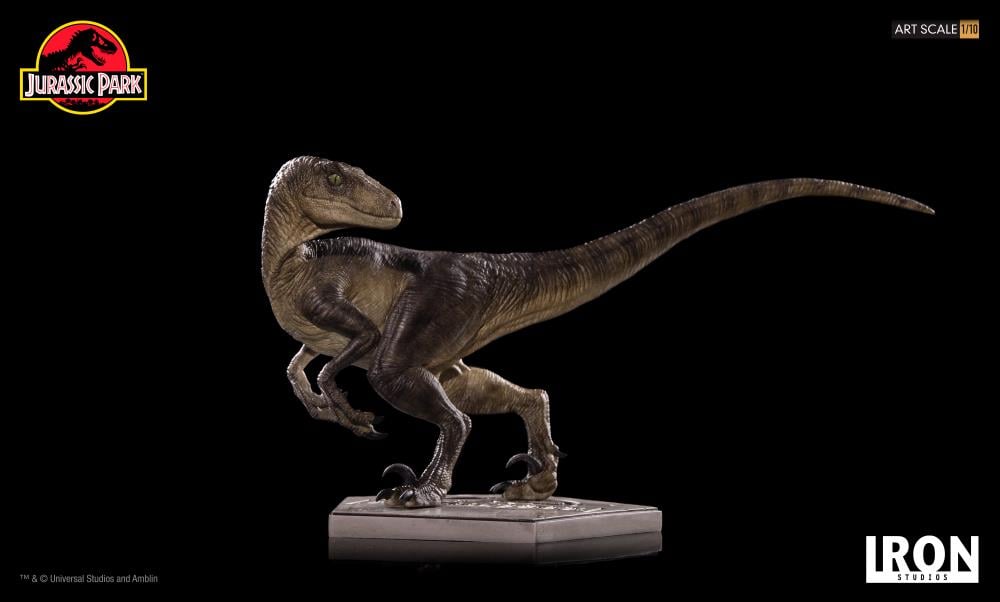 Jurassic Park Velociraptor 1/10 Art Scale Limited Edition Statue Gallery Image 3