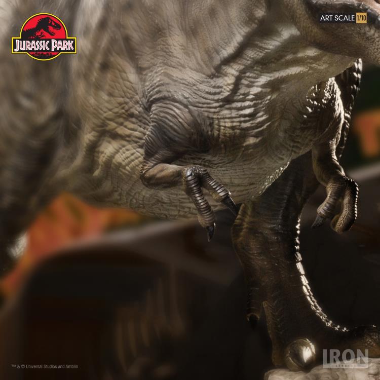 Jurassic Park T-Rex 1/10 Art Scale Limited Edition Statue Gallery Image 12