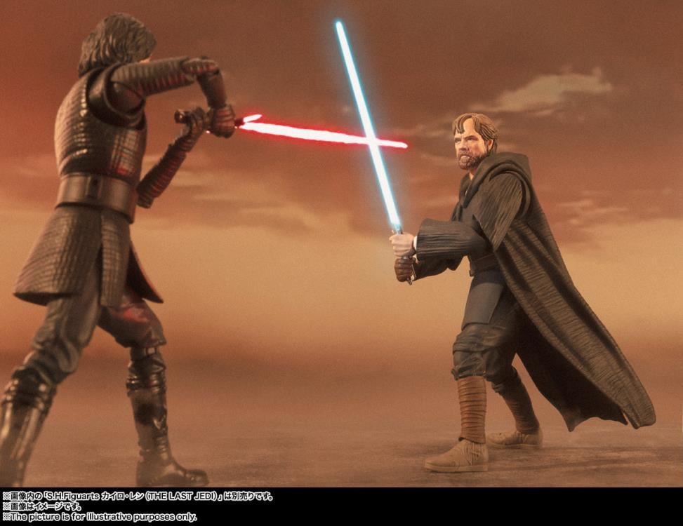 Star Wars S.H.Figuarts Luke Skywalker (The Last Jedi) Battle of Crait Ver. Action Figure Gallery Image 9