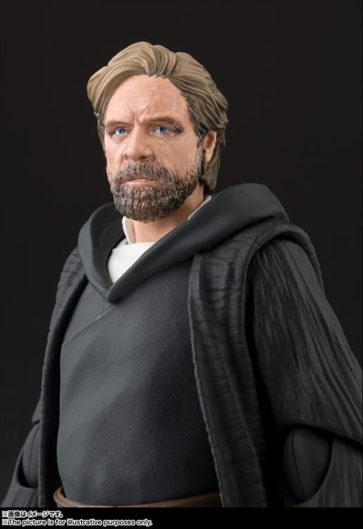 Star Wars S.H.Figuarts Luke Skywalker (The Last Jedi) Battle of Crait Ver. Action Figure Gallery Image 6