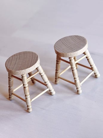 Extreme-Sets Furniture Collection 1/12 Scale Bar Stool Set