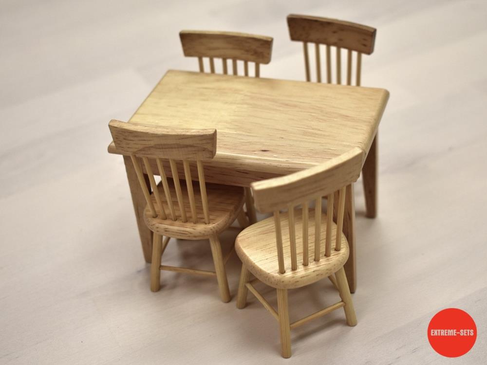 Extreme-Sets Furniture Collection 1/12 Scale Dining Set Gallery Image 3