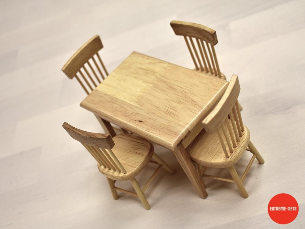 Extreme-Sets Furniture Collection 1/12 Scale Dining Set Gallery Image 5