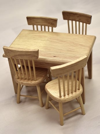 Extreme-Sets Furniture Collection 1/12 Scale Dining Set Gallery Image 2