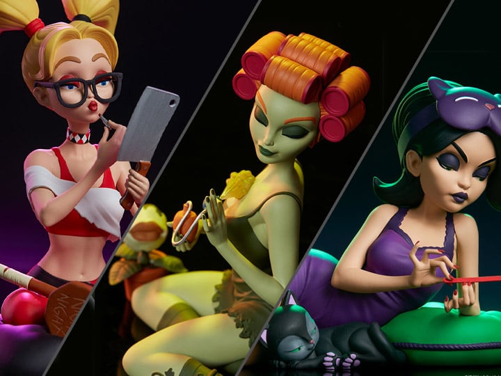 DC Comics Sleepover Sirens Designer Figure Three-Pack Gallery Image 1