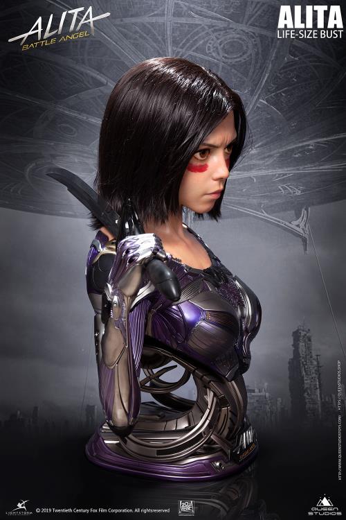 Alita: Battle Angel Alita Limited Edition Life-Size Bust Gallery Image 4