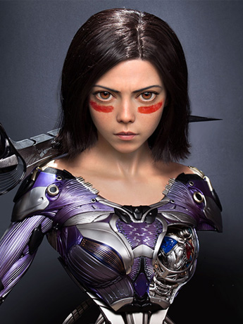 Alita: Battle Angel Alita Limited Edition Life-Size Bust Gallery Image 2