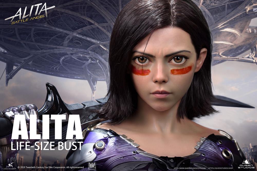 Alita: Battle Angel Alita Limited Edition Life-Size Bust Gallery Image 9