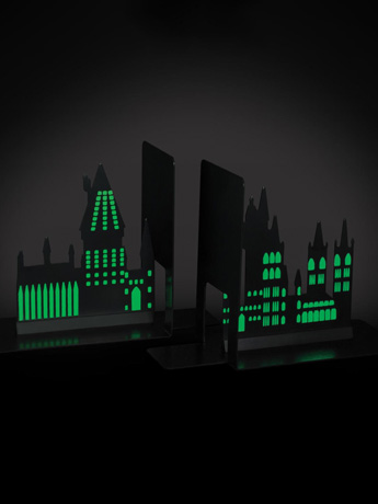 Harry Potter Glow-in-the-Dark Hogwarts Bookends Gallery Image 2