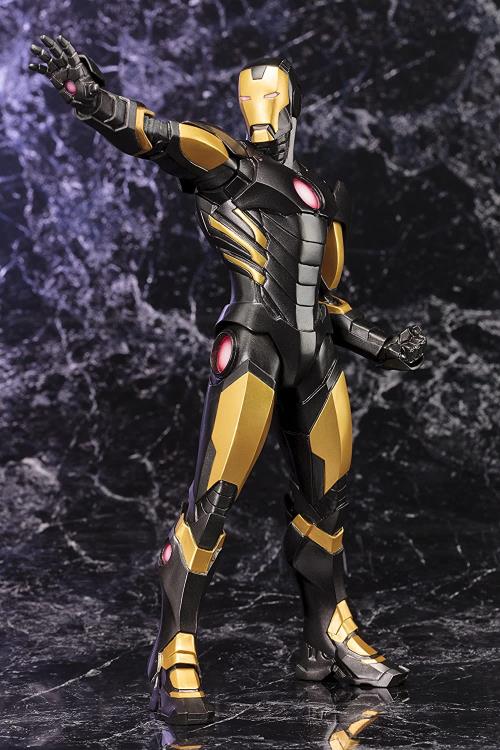 Avengers Marvel Now ArtFX+ Iron Man Statue (Black & Gold Variant) Gallery Image 7