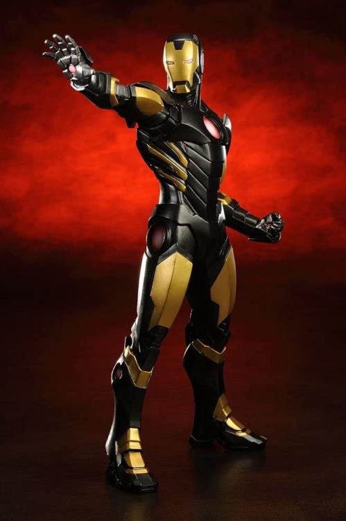 Avengers Marvel Now ArtFX+ Iron Man Statue (Black & Gold Variant) Gallery Image 3