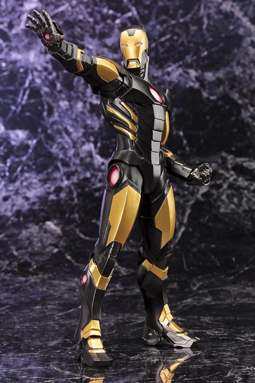 Avengers Marvel Now ArtFX+ Iron Man Statue (Black & Gold Variant) Gallery Image 8