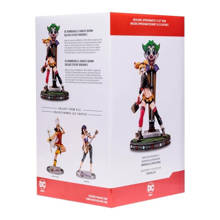 Statue DC Collectibles Bombshells Harley Quinn - Version SEPIA - 27 Cm - NEUVE