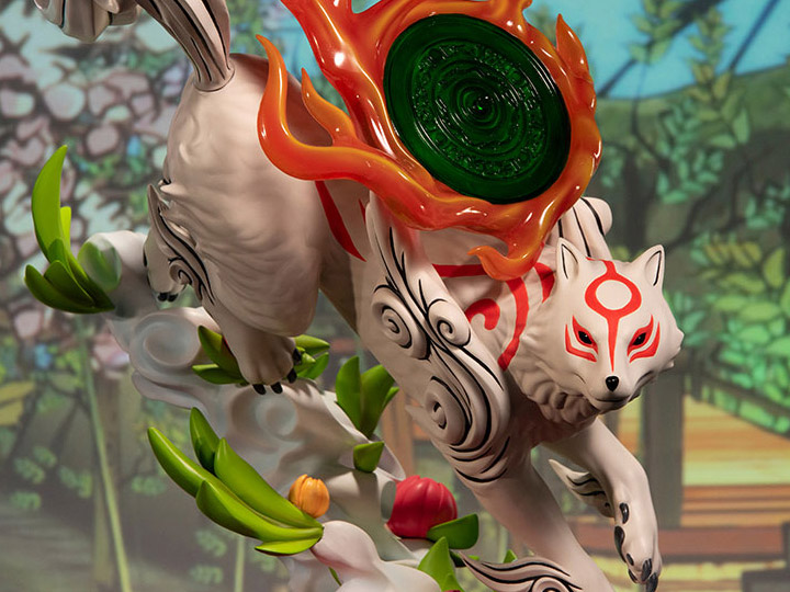Okami Amaterasu Divine Descent 1/4 Scale Statue Gallery Image 1