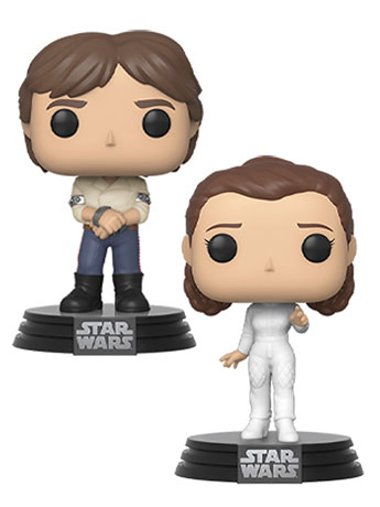 Pop! Star Wars: The Empire Strikes Back - Han & Leia Two-Pack Gallery Image 2