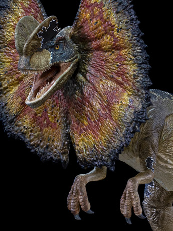 Jurassic Park Dilophosaurus 1/10 Art Scale Limited Edition Statue Gallery Image 2