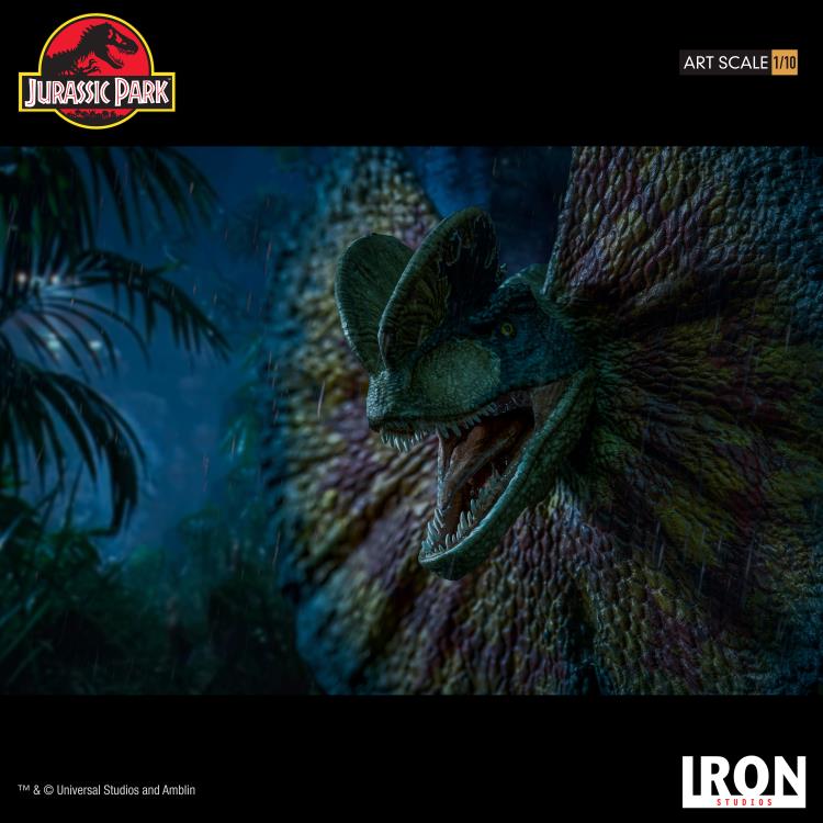 Jurassic Park Dilophosaurus 1/10 Art Scale Limited Edition Statue Gallery Image 15