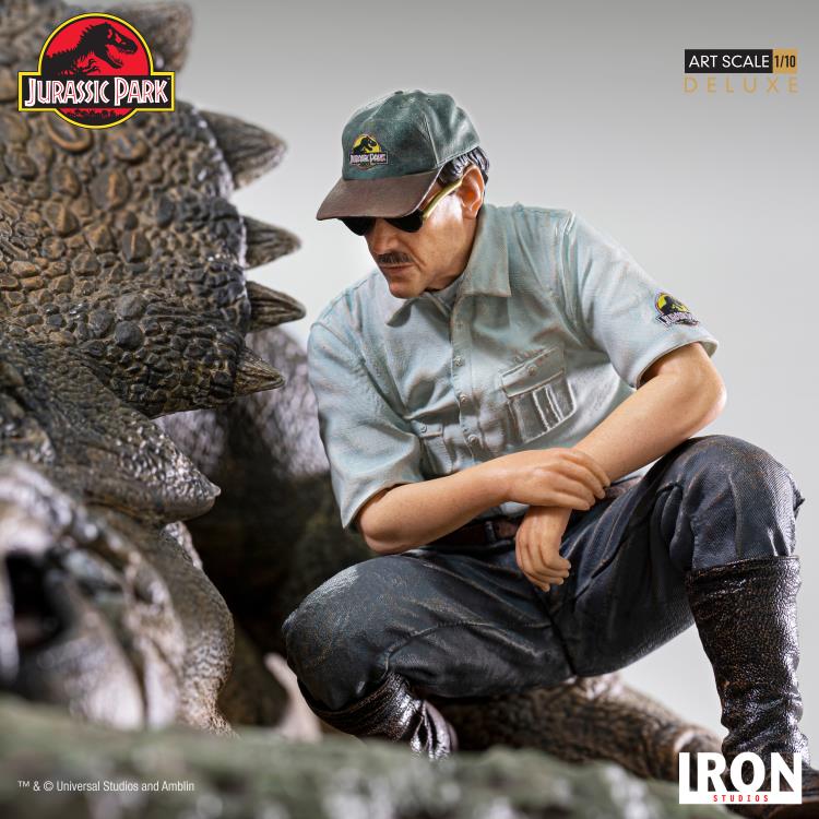 Jurassic Park Triceratops 1/10 Deluxe Art Scale Limited Edition Diorama Statue Gallery Image 10