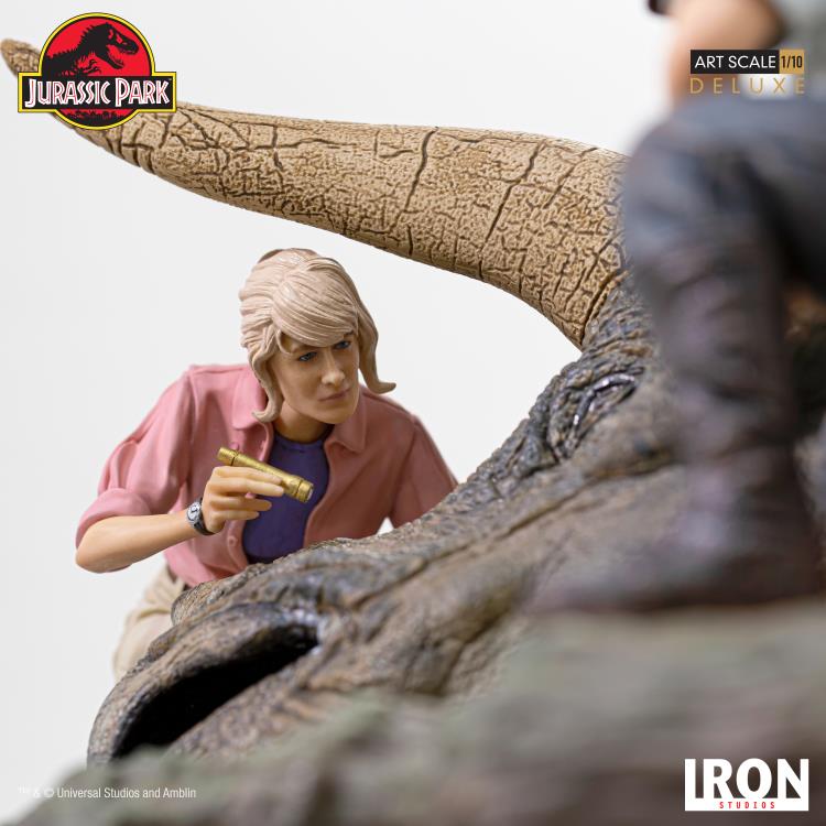 Jurassic Park Triceratops 1/10 Deluxe Art Scale Limited Edition Diorama Statue Gallery Image 11