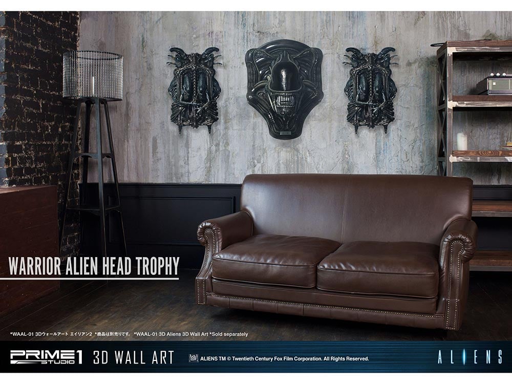 Aliens Alien Warrior Head Trophy 3D Wall Art Sculpture Gallery Image 16