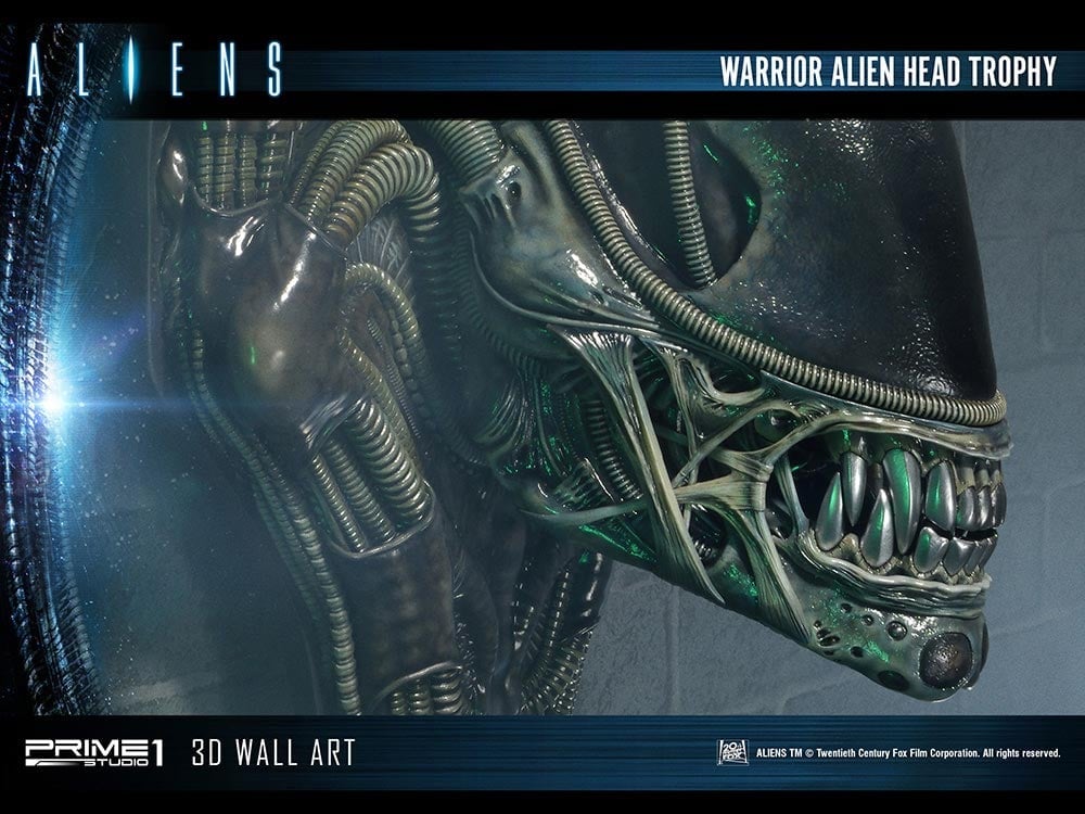 Aliens Alien Warrior Head Trophy 3D Wall Art Sculpture Gallery Image 13