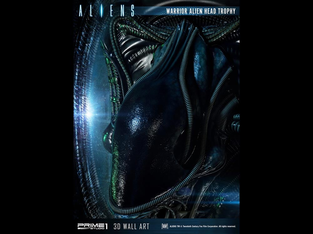Aliens Alien Warrior Head Trophy 3D Wall Art Sculpture Gallery Image 10